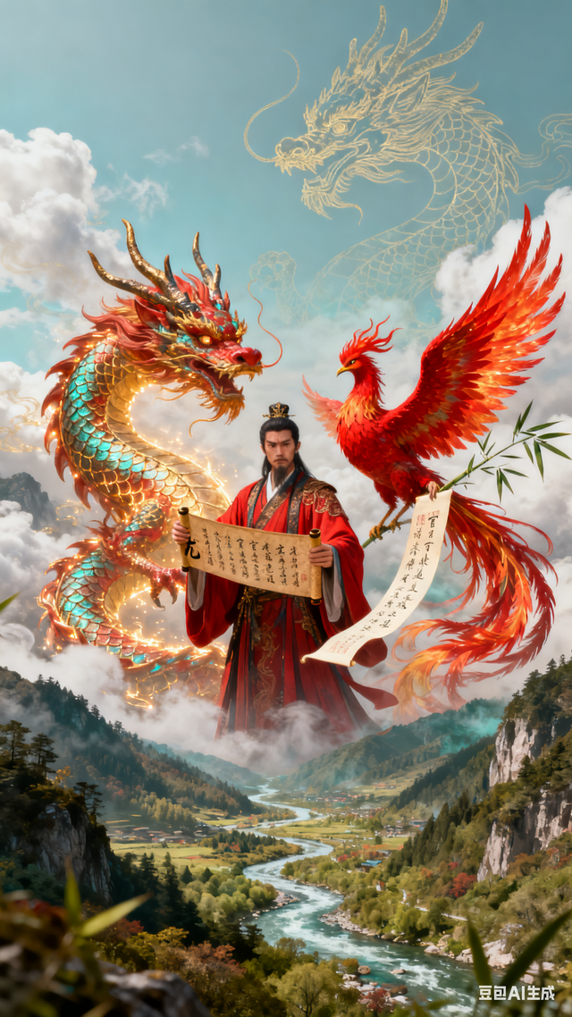 无双道龙赵小荣游记《 一笔祥龙行天下 》（八十）官鹅沟