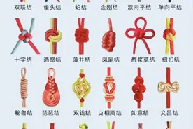 教你几种常见的手串打结方法图片