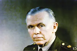 美国二战最厉害的五星上将，二战时没打一场仗，但所有人都认同图片