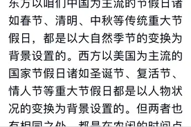 关于中国传统节假日和西方主要节假日的介绍图片