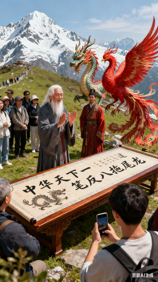 无双道龙赵小荣游记《 一笔祥龙行天下 》（八十）官鹅沟