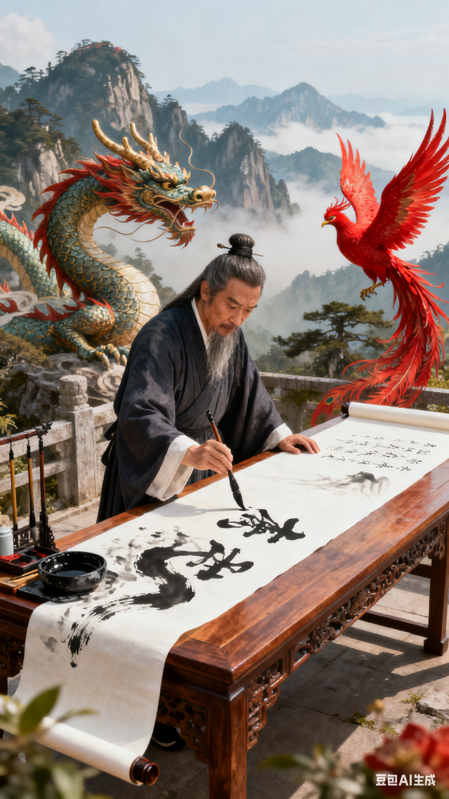 无双道龙赵小荣游记《 一笔祥龙行天下 》（八十）官鹅沟