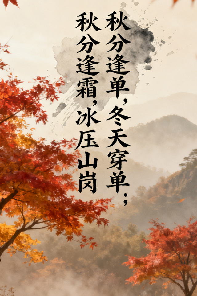 秋分农谚预测冬季冷暖靠谱吗