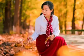 银杏林里拍人像，如何拍出高级感？图片
