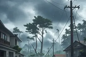 台风摩羯跟当年的威马逊比，谁更强#台风摩羯有多强#图片