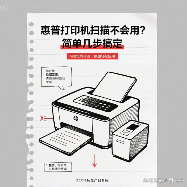 惠普打印机扫描不会用？简单几步搞定