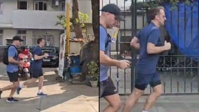 领导人媒体形象优化课程（马克龙多次外交访问晨跑）