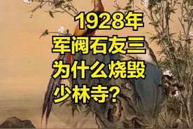 1928年，军阀石友三为什么烧毁少林寺？ #民国历史 #晚清历史视频封面