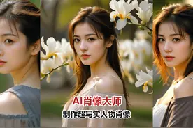 AI肖像大师，通过简单的参数设计，生成超写实人像