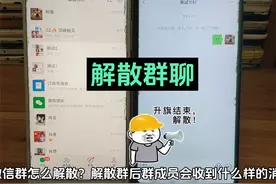 微信解散群怎么解散 解散后群成员会收到通知吗 #解散群 #微信群