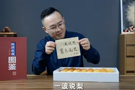 白酒味的水果，南果梨、一波说梨