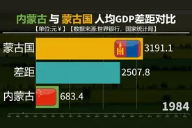 内蒙古与蒙古国人均GDP差距对比，论人均谁更高？视频封面