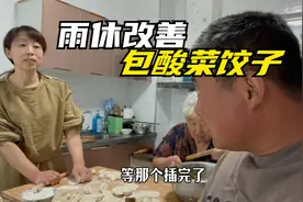 农民王小：下雨农活干不了，改善伙食全家包饺子，三莲种地提建议视频封面