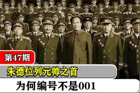 十大元帅之首朱德，授衔编号只是“004”毛主席把“001”给了谁视频封面