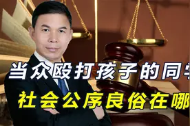 当众殴打孩子的同学，社会公序良俗在哪里视频封面