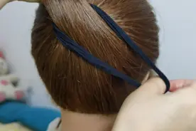 懒人漂亮丸子头盘发，一个皮筋这样扎起来简单好看，发型大气