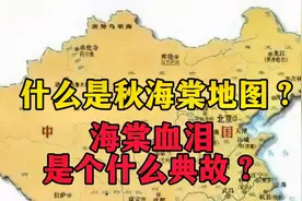 什么是秋海棠地图？历史上的“海棠血泪”是个什么典故？视频封面