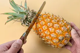 今天才知道，切菠萝原来这么简单，不削皮不挖眼，这方法太省事了