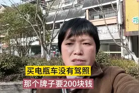 买电动车没有一直照，需要口本和身份办张牌照需要200块钱可以用视频封面