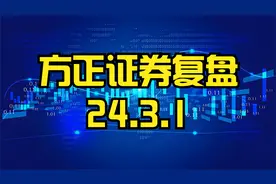方正证券，股票复盘视频封面