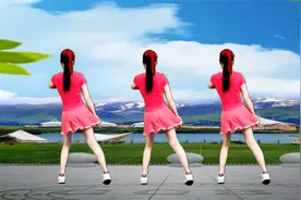 火爆新歌广场舞《坠落情花的蝴蝶》歌声凄美，舞步新颖，令人陶醉