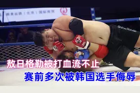 敖日格勒被打血流不止，曾多次被韩国选手侮辱，中国熊猫如何反击
