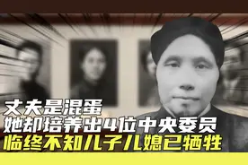 丈夫是混蛋，她却培养出4位中央委员，临终不知儿子儿媳已牺牲视频封面