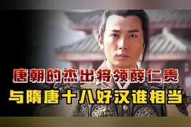 唐朝杰出将领薛仁贵武功高强，武力与隋唐的十八条好汉谁水平相当
