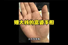赚大钱的富婆手相