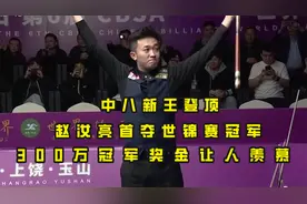 中八新王登顶，赵汝亮首夺世锦赛冠军，300万冠军奖金让人羡慕！视频封面