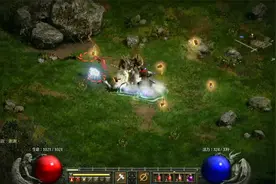 暗黑2圣锤骑士8pp47：穿越地底通道和黑暗森林，营救迪卡凯恩