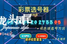 双色球选号方法：龙头凤尾的选择视频封面