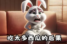 儿童故事：《吃太多西瓜的后果》，3-6岁儿童睡前小故事有声绘本