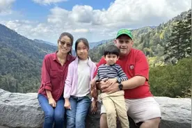 河南90后姑娘带娃嫁给美国大叔，婚后住农村地下室，儿子吵着怕黑视频封面