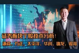 证券板块个股技术分析！浙商，方正，太平洋，华创，锦龙，银河