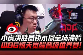 WBGvsJDG速看G5：小虎锁永恩全场沸腾！灯神一箭定乾坤晋级S14！视频封面