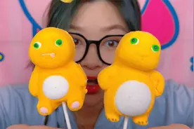 小黄和小胖棒棒糖，又大又圆的肚子好可爱视频封面
