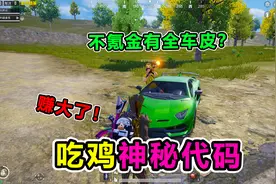 搞笑吃鸡：吃鸡神秘代码，不用氪金就能体验各种载具皮肤？赚大了视频封面