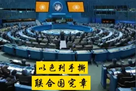 万王之王卡大佐经典名场面再现，以色列代表手撕联合国宪章！