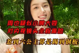 周也疑似小牌大耍，对央视镜头全程黑脸，惹到六公主算踢到钢板啦视频封面
