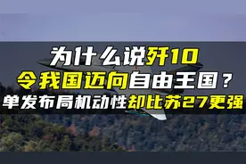 为什么说歼10，令我国迈向自由王国？单发布局机动性却比苏27更强视频封面