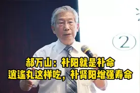 郝万山：补阳就是补命，逍遥丸这样吃，补肾阳增强寿命视频封面