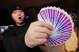 扑克牌全自动打开了！！！压力自动扇 fy fan【yolo纸牌教学】