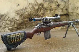 失败的步枪M14,曾在越战中让美军挫败,但是不折不扣的狙击神器