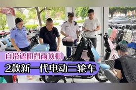 2款新一代电动三轮车，自带遮阳挡雨顶棚，续航140公里，适合代步视频封面