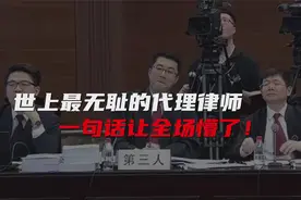 律师一句话，全场都懵了！难怪一个不占理的官司被拖了8年之久！视频封面