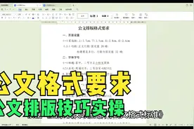 2分钟教你国家机关政府部门公文格式标准，并按照标准进行排版视频封面