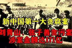 新中国第一大贪腐案：刘青山、张子善贪污案，涉案金额达171亿视频封面
