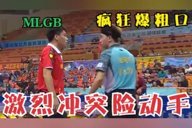 乒坛激烈冲突！新星输球后拒绝握手，老将连续骂粗口，快打起来了视频封面