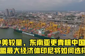 中美较量，东南亚逐渐更青睐中国，东盟最大经济体印尼如何抉择？视频封面